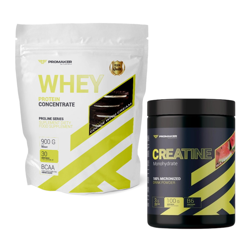Zestaw Promaker Pokochaj Forme Proline WPC + Gold Creatine 900g + 300g