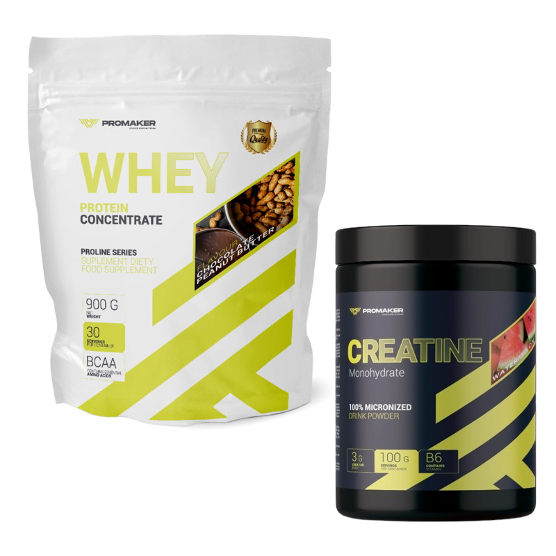 Zestaw Promaker Pokochaj Forme Proline WPC + Gold Creatine 900g + 300g