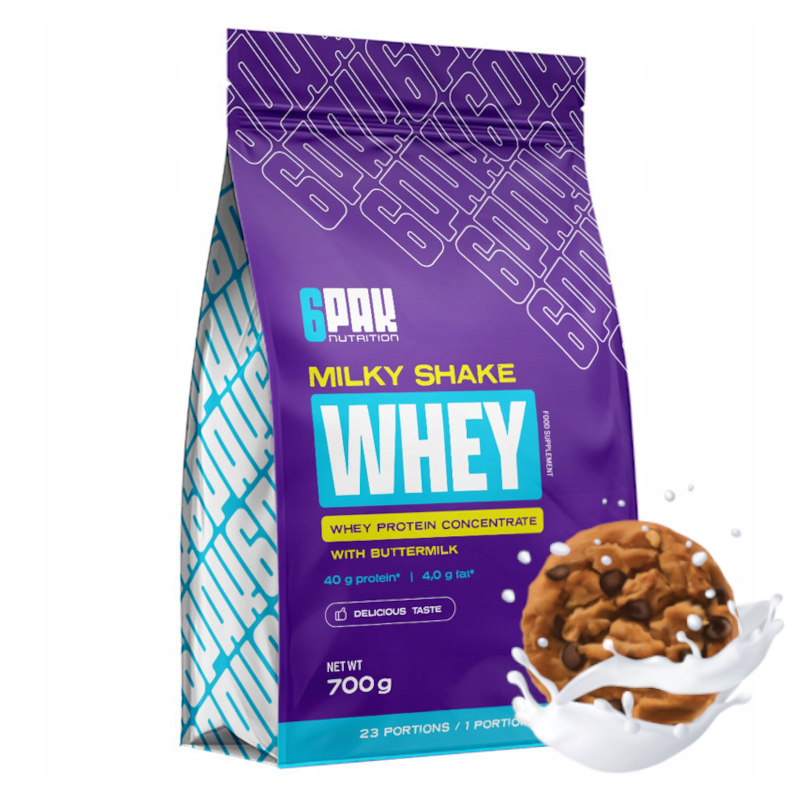 Odżywka Białkowa Koncentrat 6PAK Milky Shake Whey 700g