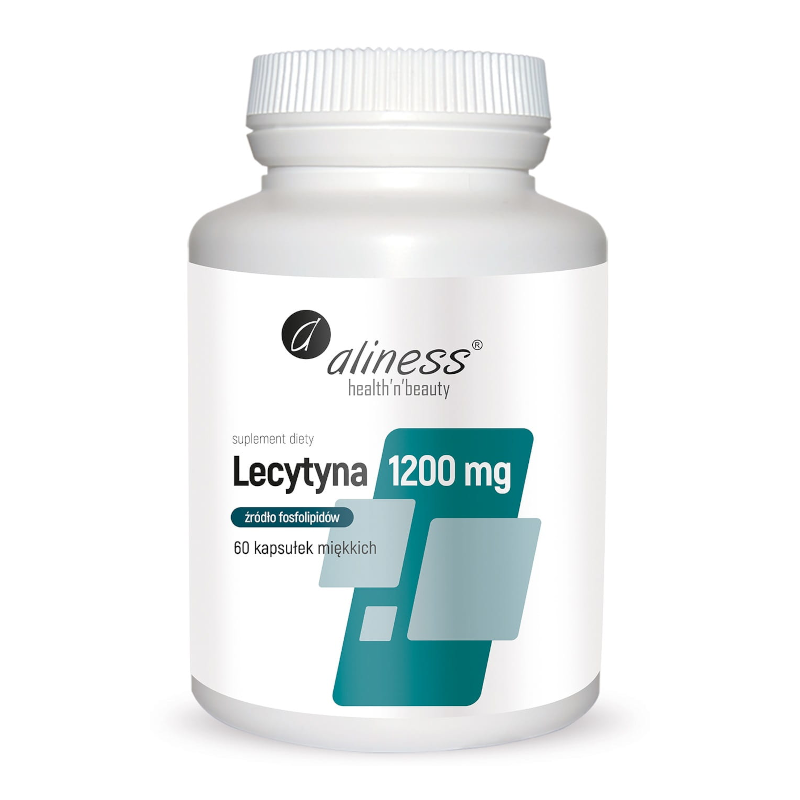 Pamięć i Koncentracja Lecytyna Aliness Lecytyna 1200mg 60kaps