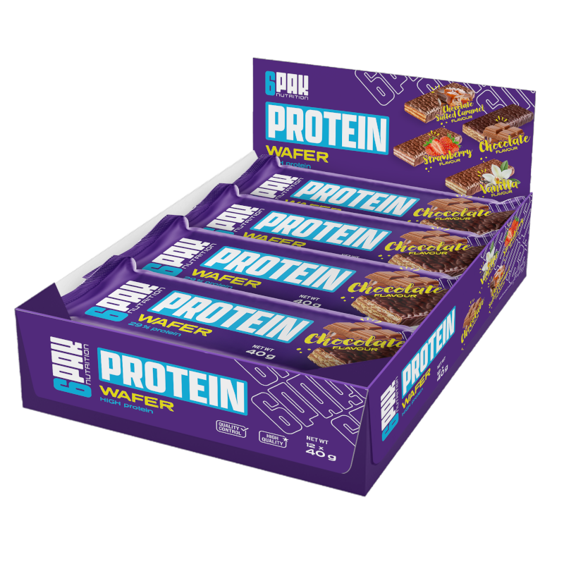 Zestaw Batonów Proteinowych 6PAK Protein Wafer 12x40g