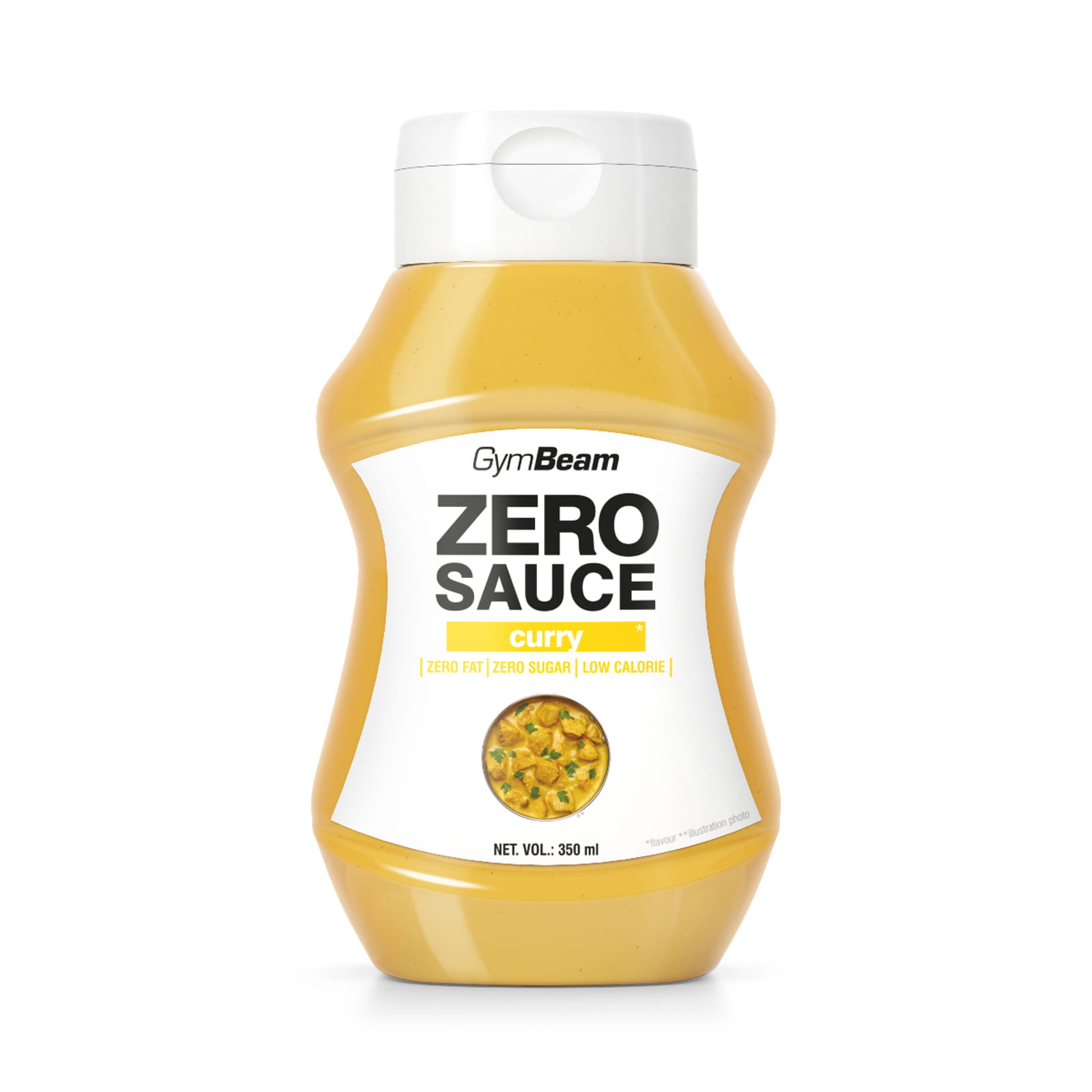 Sos Zero Wytrawny GymBeam Sos Zero Curry 350ml