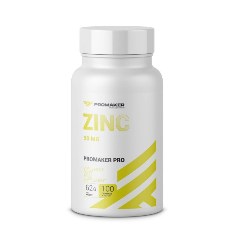 Minerały Cynk Promaker Zinc 15mg 100kaps