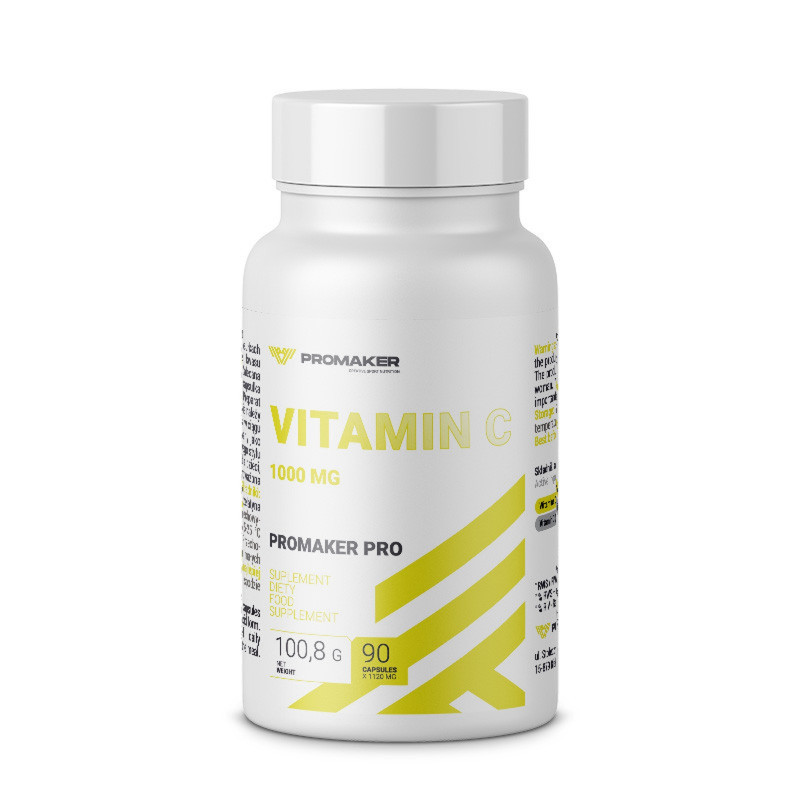Opakowanie Promaker Vit C 90 kapsułek z witaminą C 1000 mg