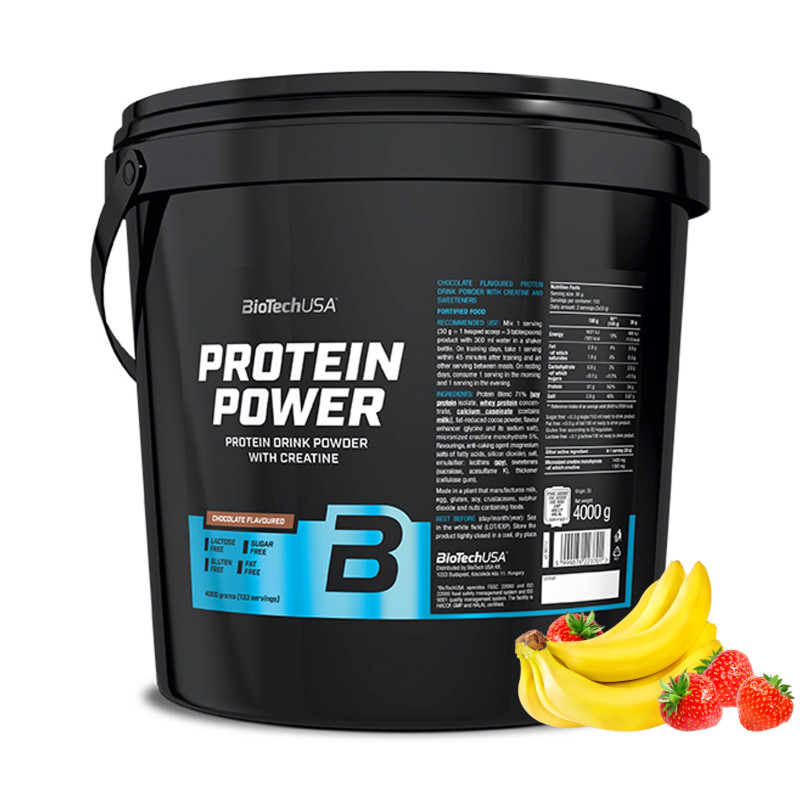 BioTechUSA Protein Power 4000g - Odżywka Białkowa