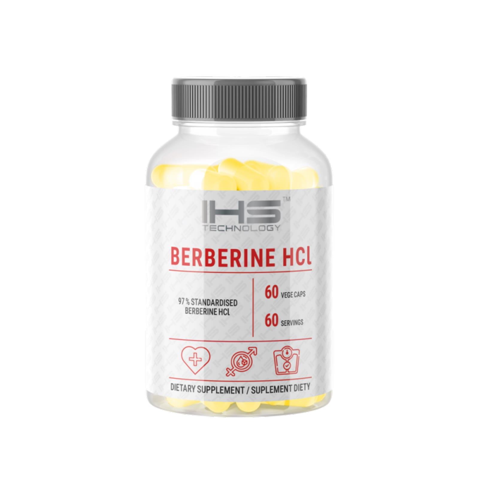 Prawidłowe Trawienie IHS Berberine HCL 60Vcaps