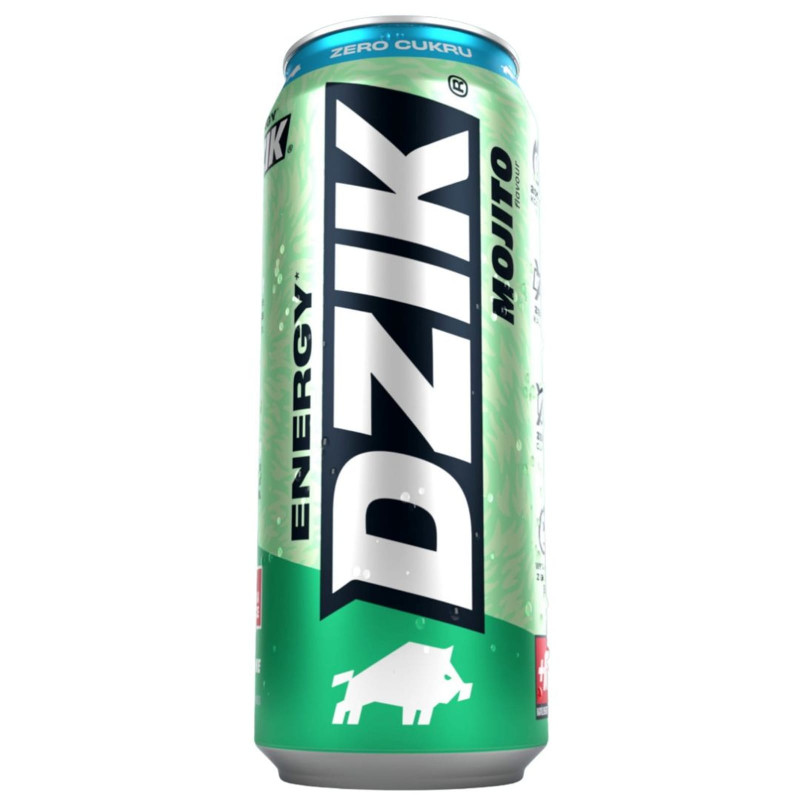 Napój Energetyczny Bez Cukru Warszawski Koks Dzik Energy Drink Zero 500ml