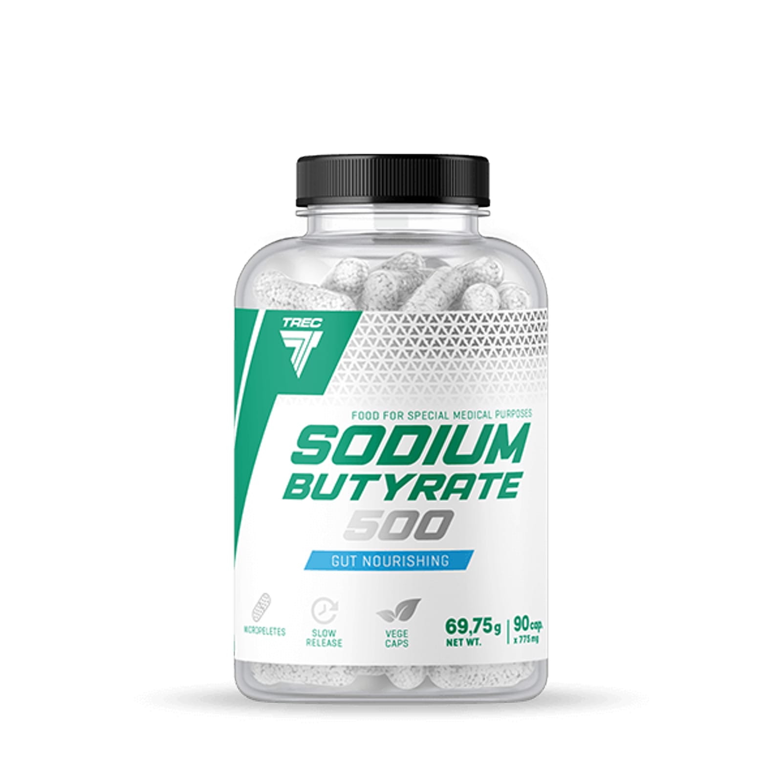 Trawienie Maślan Sodu Trec Nutrition Sodium Butyrate 500 90caps