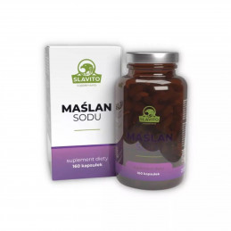 Wsparcie Jelit Maślan Sodu Slavito Maślan Sodu 160kaps Wsparcie Jelit Maślan Sodu...
