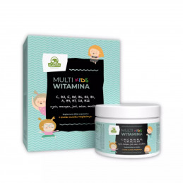 Witaminy i Minerały dla Dzieci Slavito Multiwitamina Kids 150g Owoce Tropikalne Witaminy i Minerały dla...