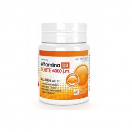 Witaminy D Activlab Witamina D3 4000IU 60kaps Witaminy D Activlab...