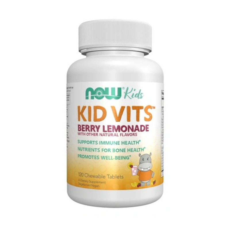 Witaminy i Minerały dla Dzieci Now Foods Kid Vits Berry Blast 120chewables