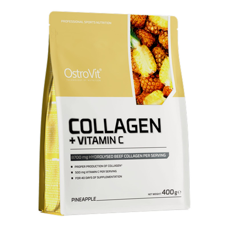 Regeneracja Stawów Kolagen + Vit C Ostrovit Collagen+Vitamin C 400g