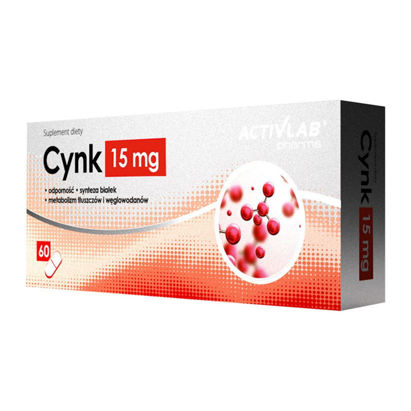 Minerały Cynk Activlab Cynk 15 mg 60kaps