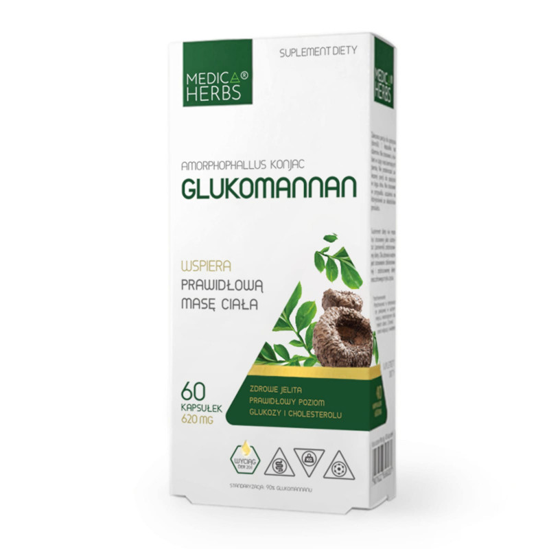 Odchudzanie Medica Herbs Glukomannan 60kaps