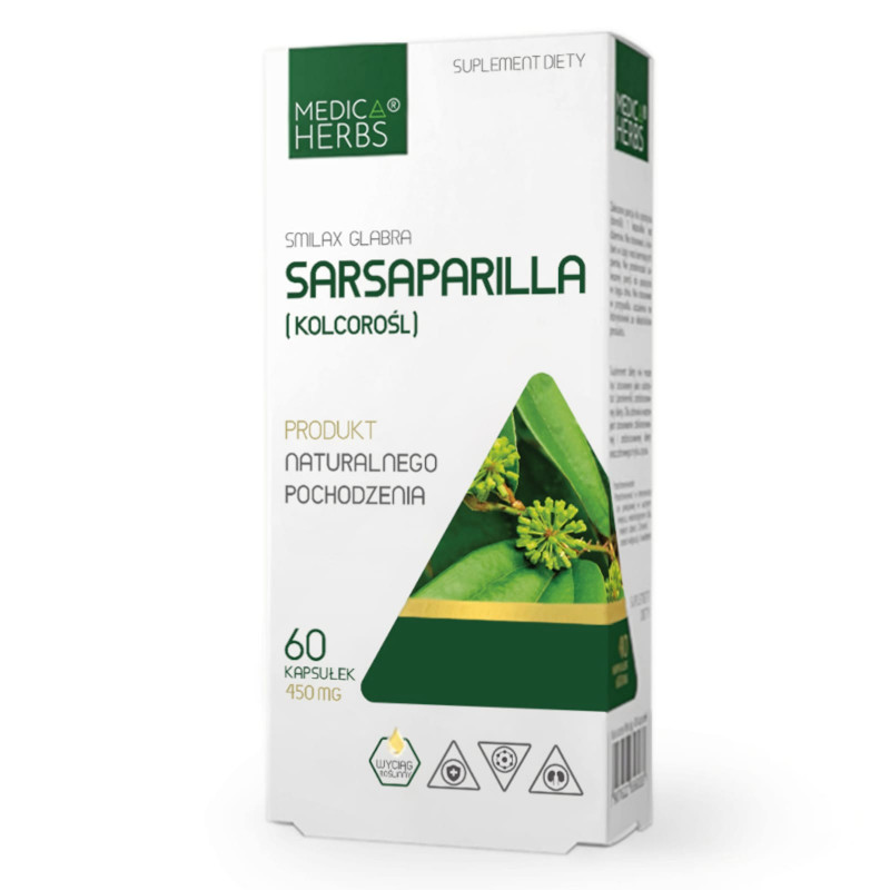 Detoks Medica Herbs Sarsaparilla (Kolcorośl) 60kaps