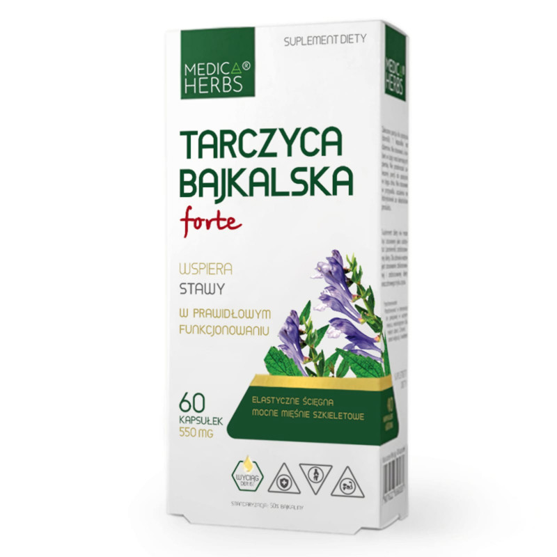Regeneracja Stawów Medica Herbs Tarczyca Bajkalska Forte 60kaps