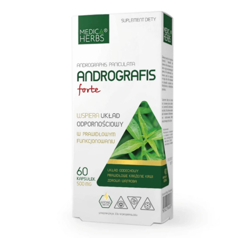 Wsparcie Odporności Medica Herbs Andrografis Forte 60kaps