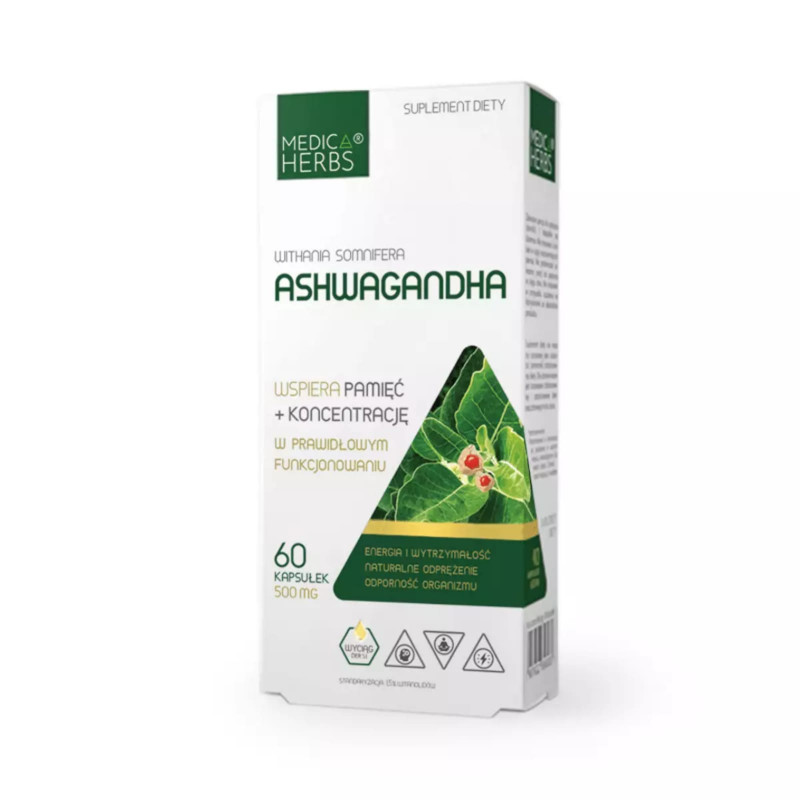 Adaptogeny Medica Herbs Ashwagandha 60kaps