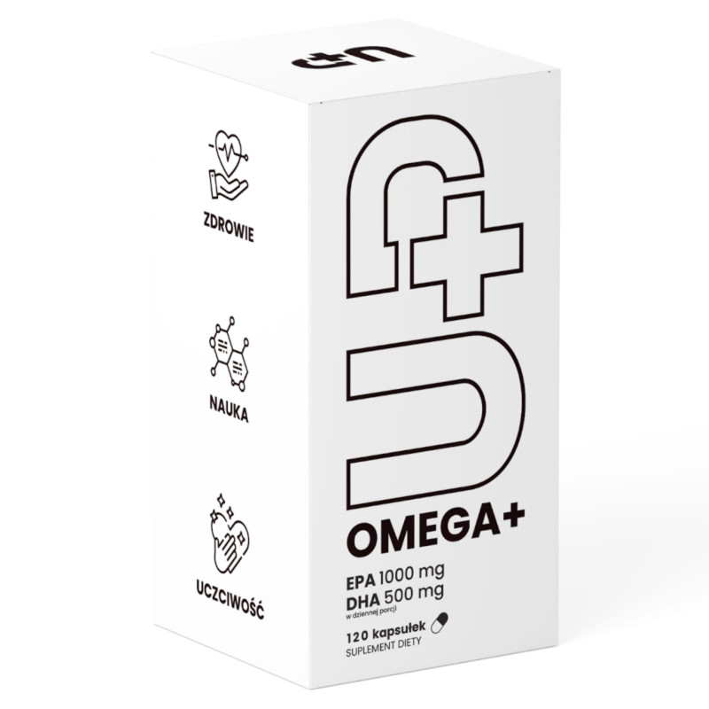 Kwasy Tłuszczowe Omega UP Health Pharma Omega + 120kaps