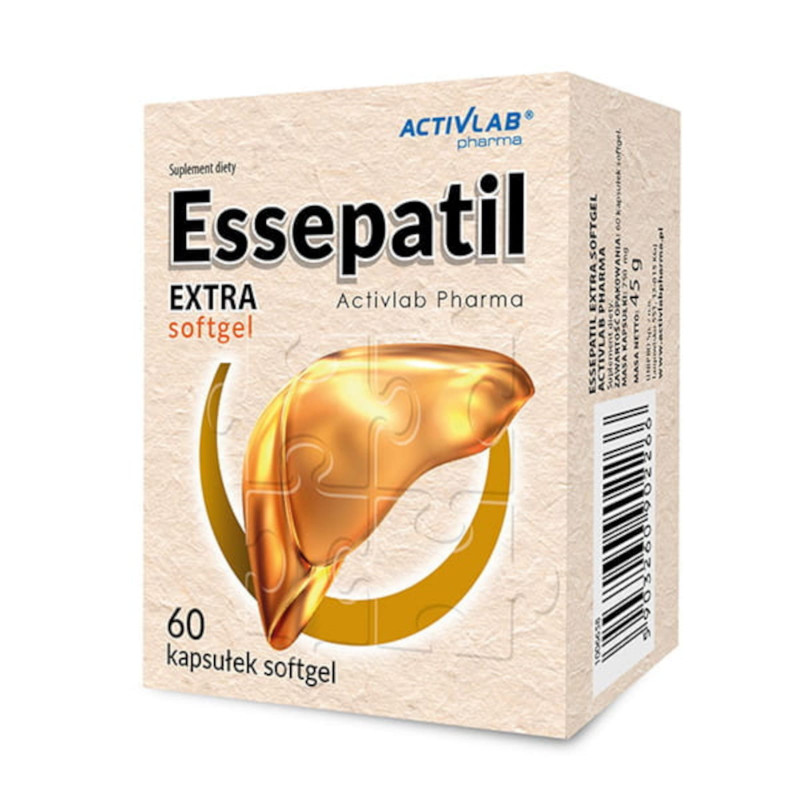 Wsparcie Wątroby Fosfolipidy Activlab Essepatil Extra Softgel 60softgels