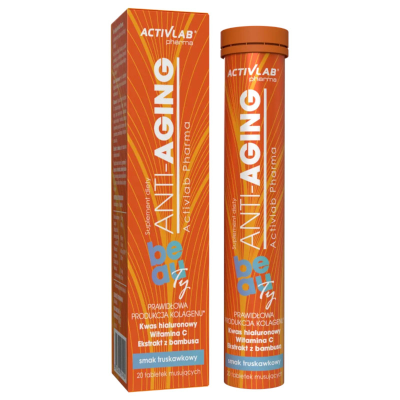 Wsparcie Włosów, Skóry, Paznokci Kompleks Activlab Anti Aging 20tab