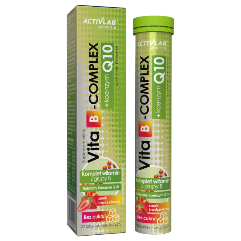 Witaminy B Activlab Vita B-complex + Koenzym Q10 20tab