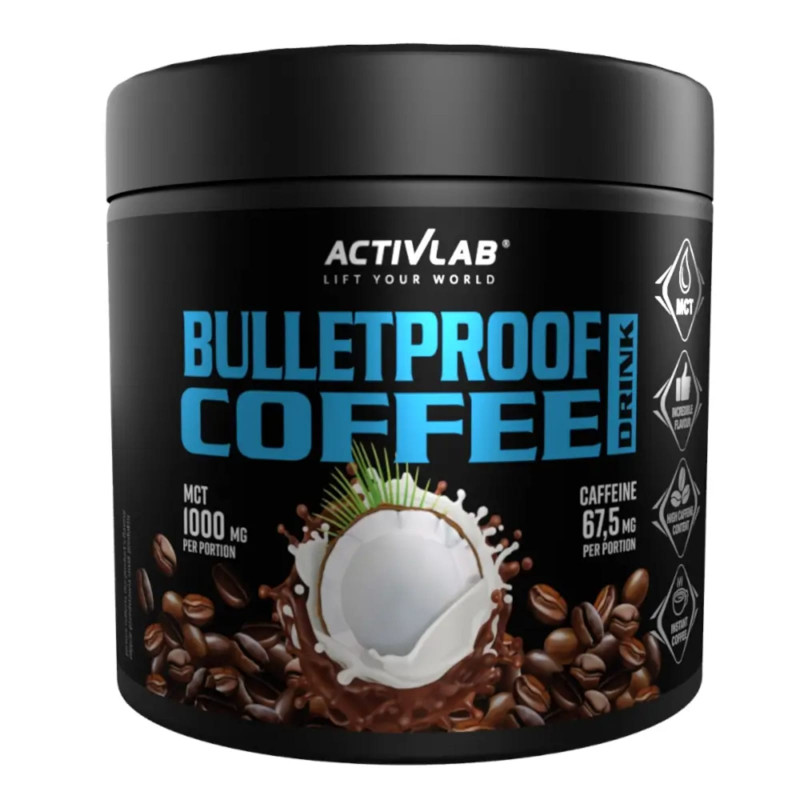 Zdrowa Żywność Napój Energetyczny Activlab Bulletproof Coffee Drink 150g