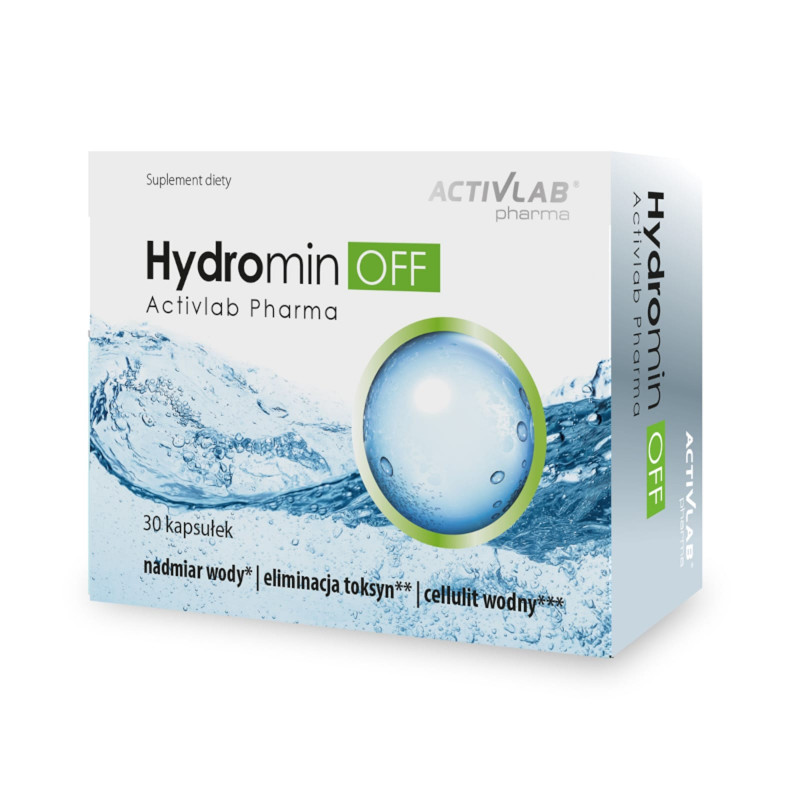 Odchudzanie Diuretyki Activlab HydrominOFF 30kaps