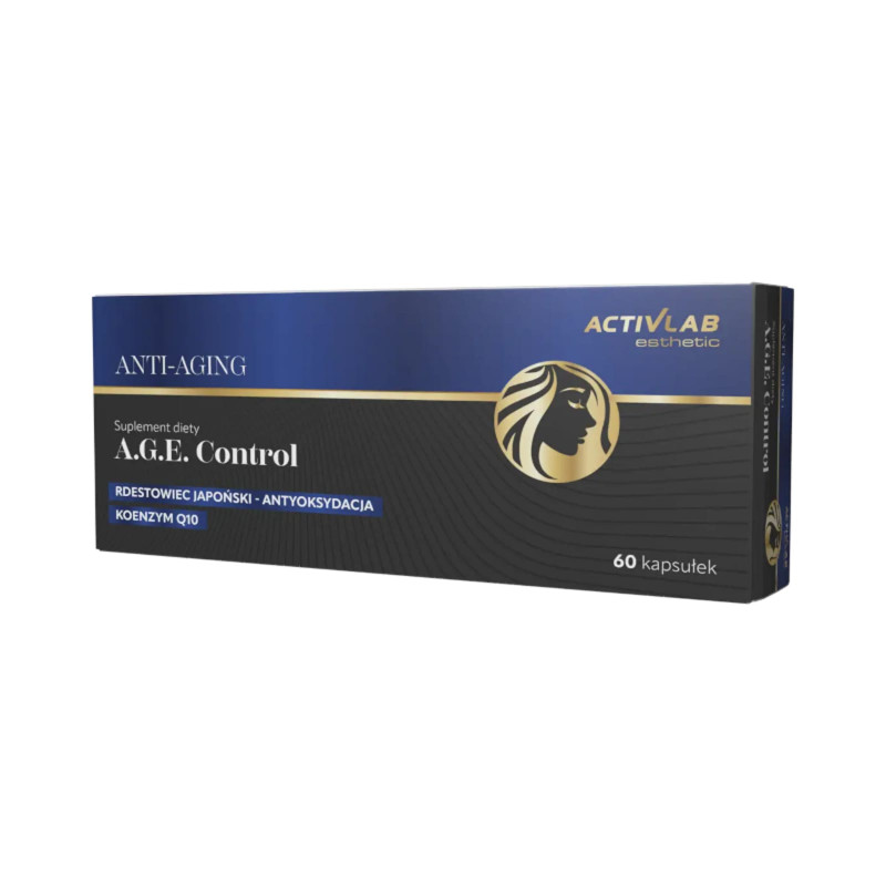 Wsparcie Włosów, Skóry, Paznokci Kompleks Activlab Anti-Aging A.G.E. Control 60kaps