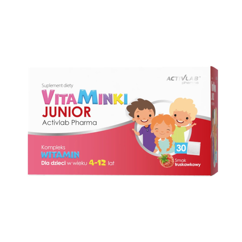 Witaminy i Minerały dla Dzieci Activlab VitaMinki Junior 30sasz