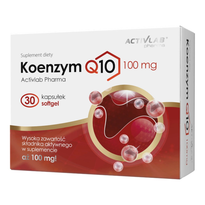 Zdrowe Serce Koenzym Q10 Activlab Koenzym Q10 100mg 30kaps