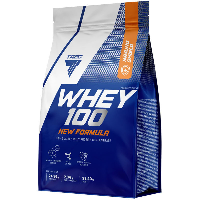 Odżywka Białkowa Koncentrat Trec Nutrition Whey 100 New Formula Immune 700g