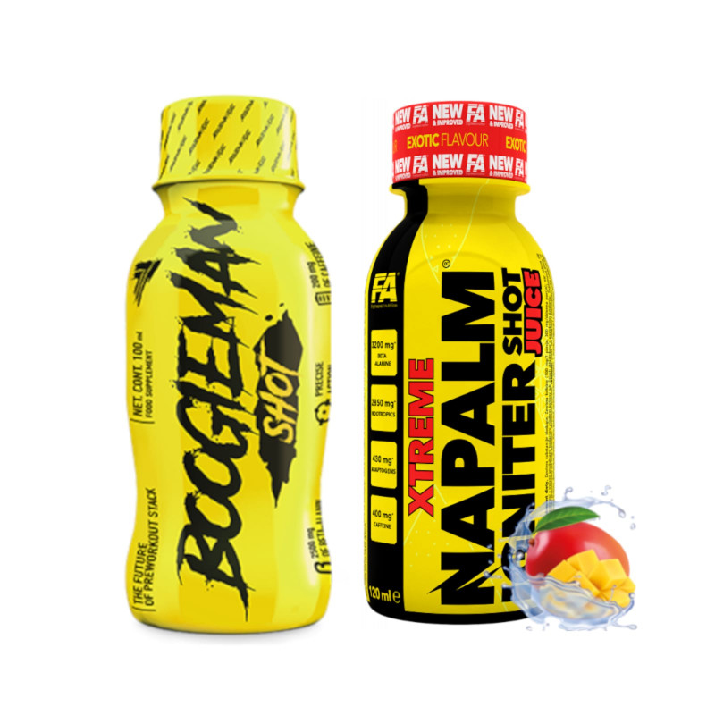 Zestaw Trec Nutrition Boogieman Shot Tropical 100ml + Napalm Shot 120ml