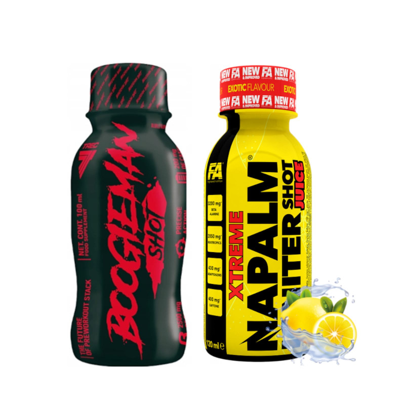 Zestaw  Trec Nutrition Boogieman Shot Bubble Gum 100ml + Napalm Shot 120ml