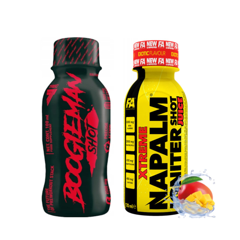 Zestaw  Trec Nutrition Boogieman Shot Bubble Gum 100ml + Napalm Shot 120ml