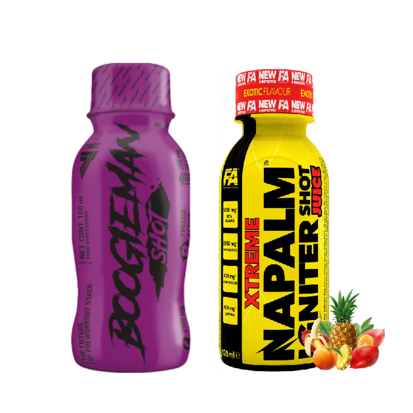 Zestaw Trec Nutrition Boogieman Shot Forest Fruit 100ml + Napalm Shot 120ml