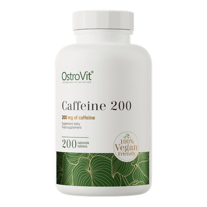 Suplement Energetyczny Kofeina Ostrovit Caffeine 200 200tab