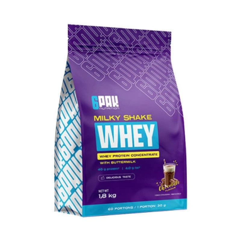 Odżywka Białkowa Koncentrat 6PAK Milky Shake Whey 1800g