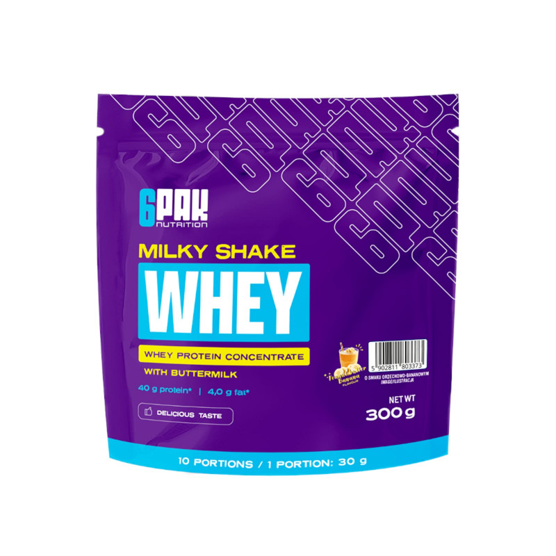 Odżywka Białkowa Koncentrat 6PAK Milky Shake Whey 300g