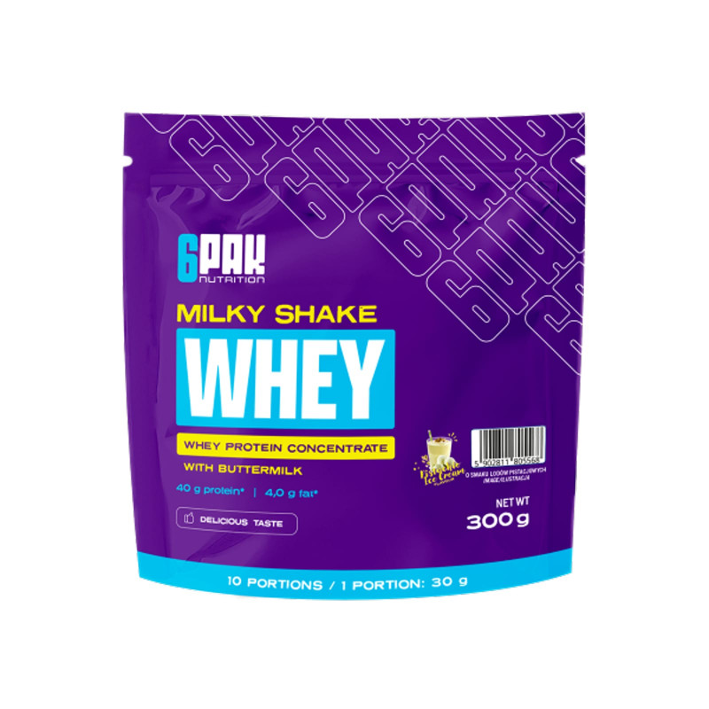 Odżywka Białkowa Koncentrat 6PAK Milky Shake Whey 300g