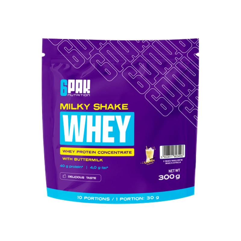 Odżywka Białkowa Koncentrat 6PAK Milky Shake Whey 300g