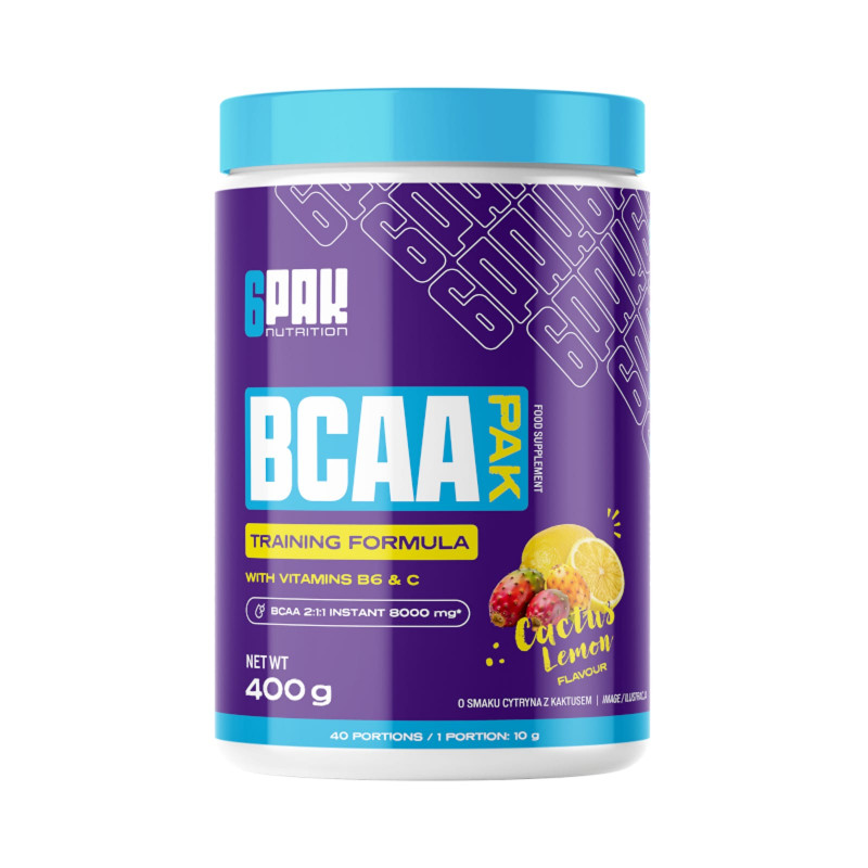 Aminokwasy BCAA 6PAK BCAA PAK 400g