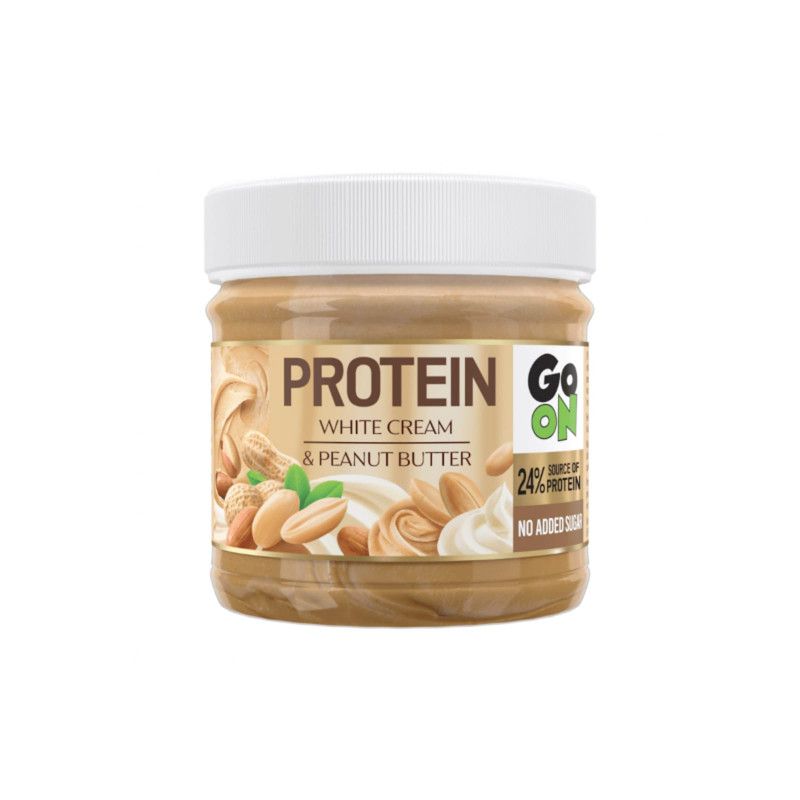 Zdrowa Żywność Krem Dietetyczny Go On Nutrition Protein White Cream&Peanut Butter 180g