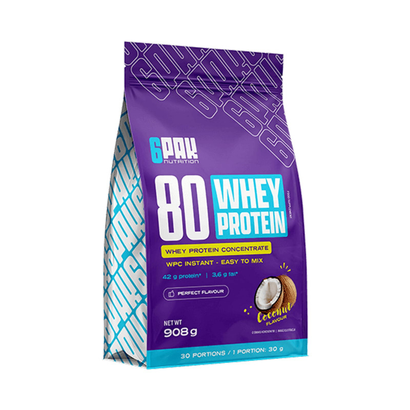 Odżywka Białkowa Koncentrat 6PAK Whey Protein 80 908g