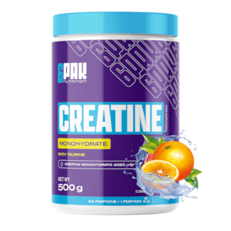 Kreatyna Monohydrat 6PAK Creatine Monohydrate 500g