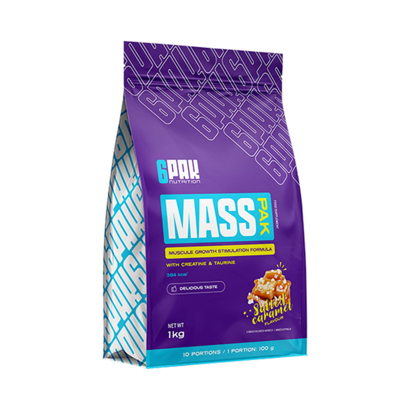 Odżywka Węglowodanowo-Białkowa Gainer 6PAK Nutrition Mass Pak 1000g