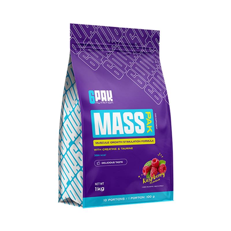 Odżywka Węglowodanowo-Białkowa Gainer 6PAK Nutrition Mass Pak 1000g