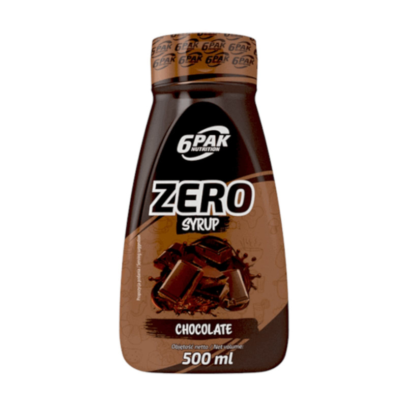 Sos bez kalorii Słodki 6PAK Zero Syrup 500ml Czekoladowy
