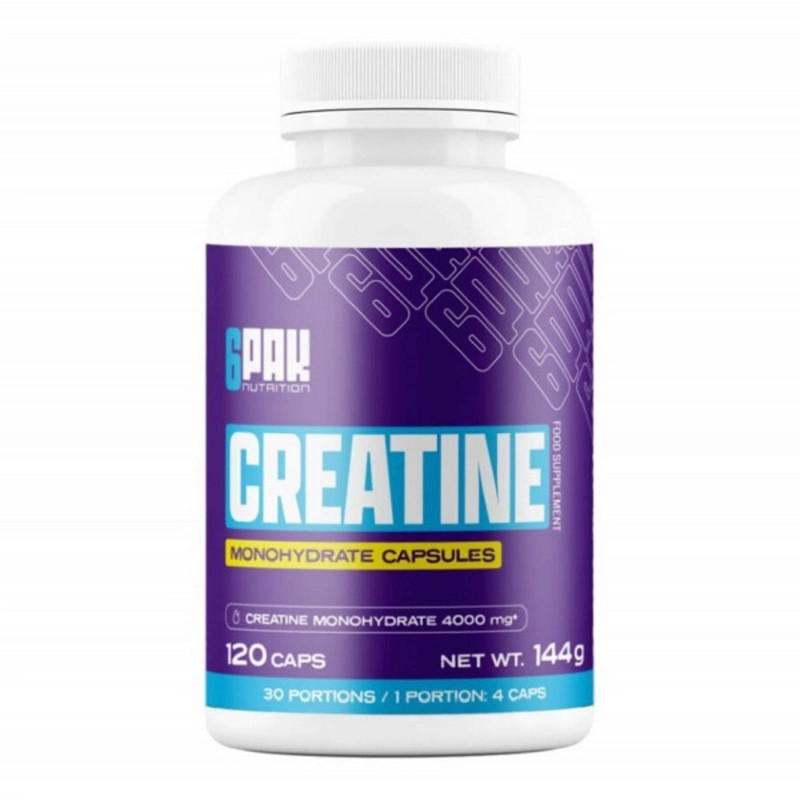 Kreatyna Monohydrat 6PAK Creatine Monohydrate 120kaps